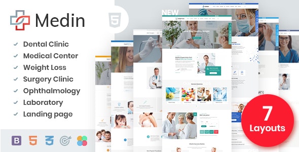 HTML theme, Medical Clinic